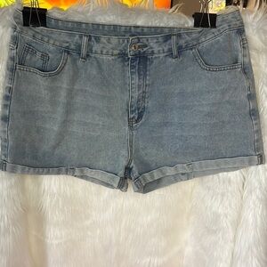 Denim Blue Women's Shorts SHEIN